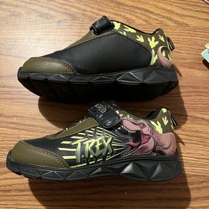 Jurassic World Boy Toddler Shoes Sz 12 Light Up T Rex Athletic Sneaker